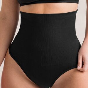 Shapermint Essentials High-Waisted Black Thong